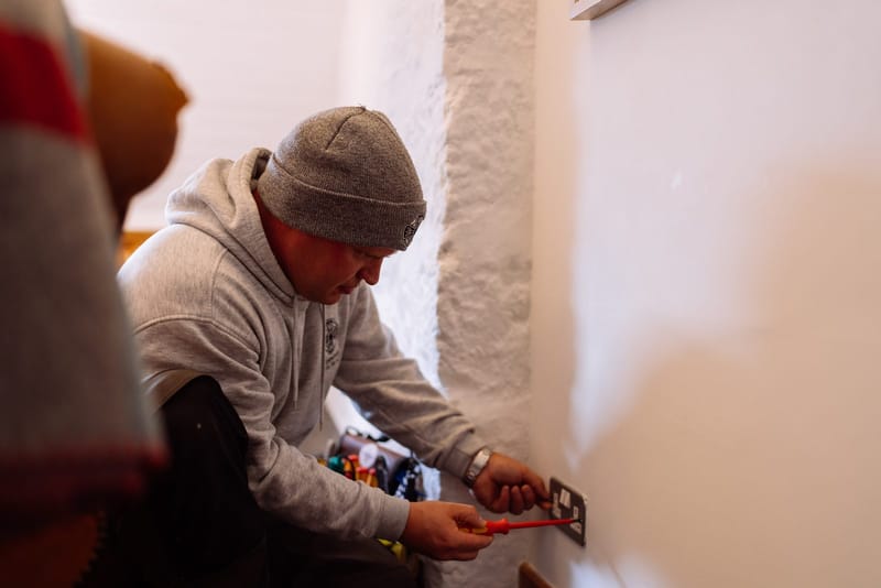 Full House Rewire in Newlyn Granite Terrace — house rewires in newlyn